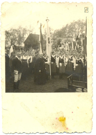 A leányegylet zászlójának felavatása, 1941. május 19-én