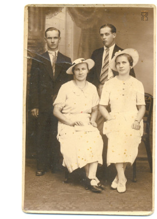 Páros csoportkép - Szabó Béla, Veres Károly