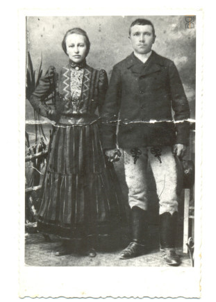 Sass Ágoston és neje, Bodó Amália - 1911