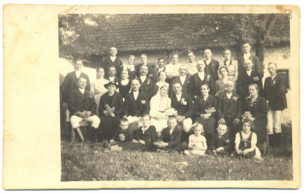 Miklós István és Bodó Erzsébet esküvője - 1938. május 28.